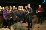 Repetitie van het Hamelenkoor met technicus Timo Majoor en Arjan Doolaar