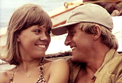 Lidy Sluijter met Rutger Hauer in Duel in de Diepte in 1979.